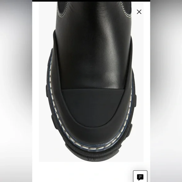 GANNI Cleated Mid Chelsea Boot - Picture 3 of 8